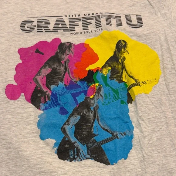 Keith Urban GraffitiU Concert Tee - 2018 - Picture 3 of 4